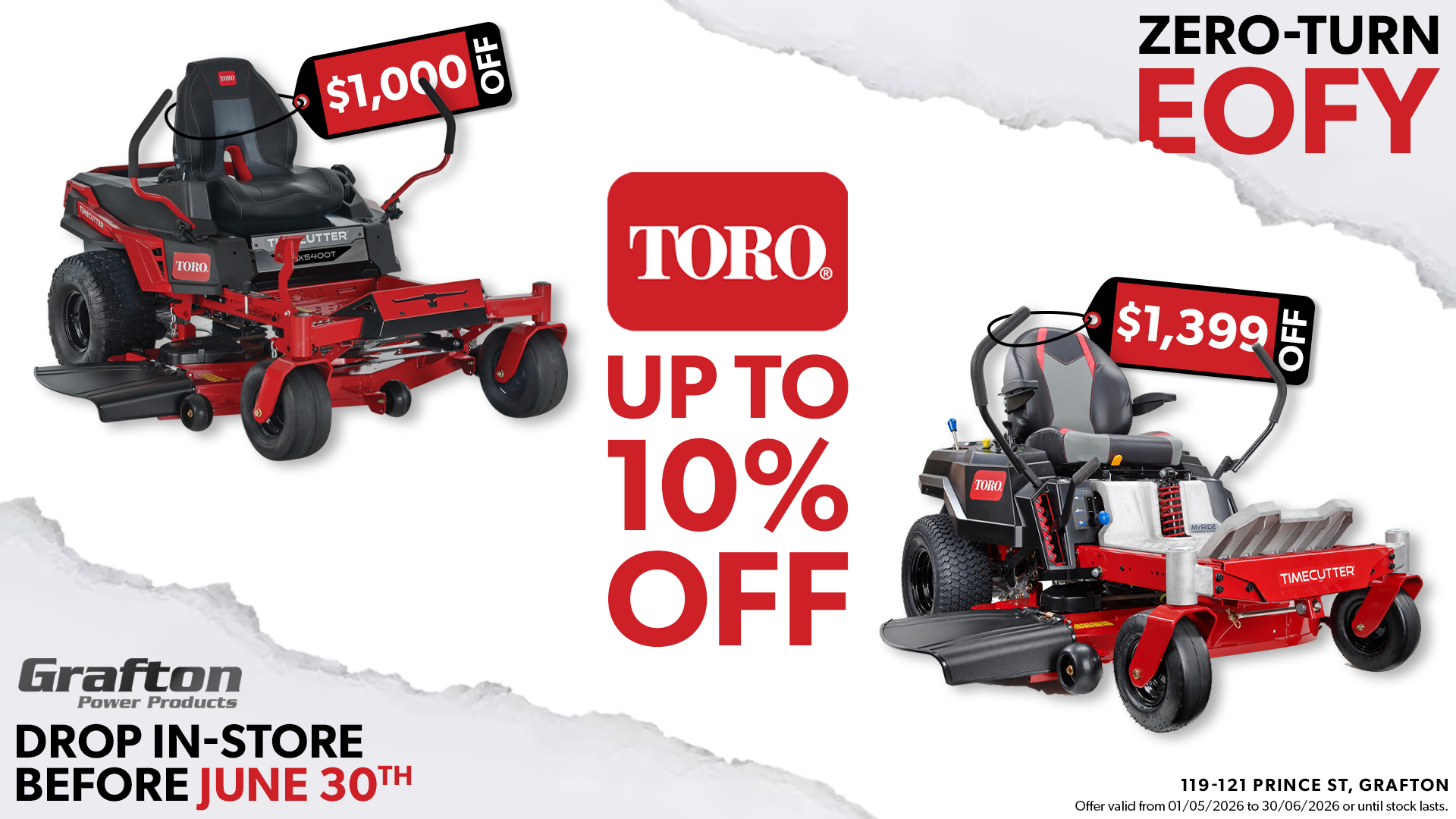 Huge Savings at the Toro Zero-Turn EOFY Sale!